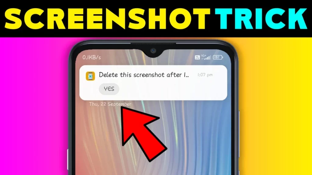 Automatically delete Your Screenshot, After Use