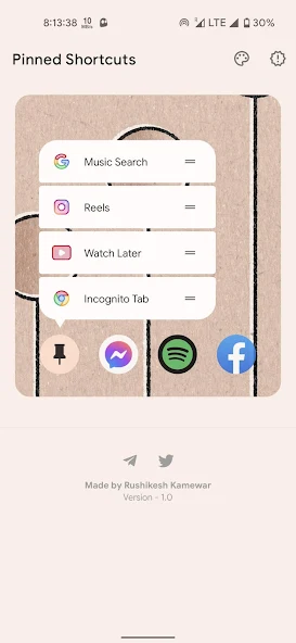 Home Pin Shortcuts For Android app IND shorts