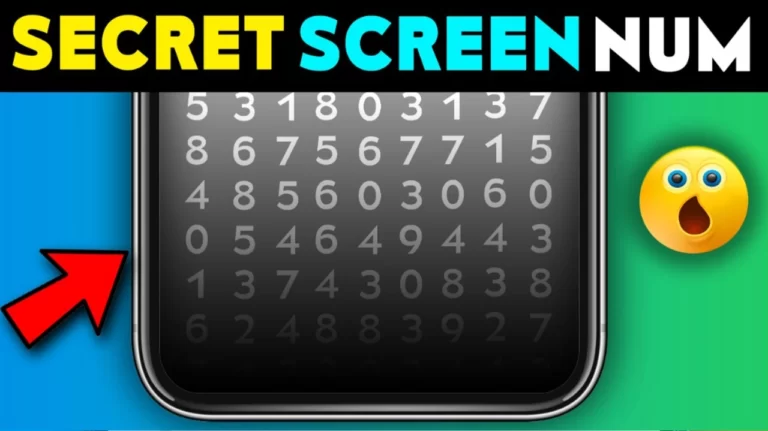 Picture Password & Secret Screen