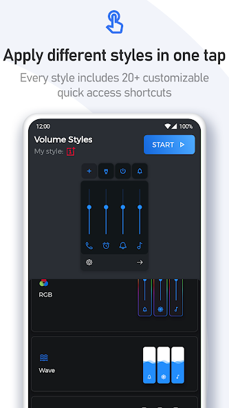 Volume Styles With Custom control app IND shorts