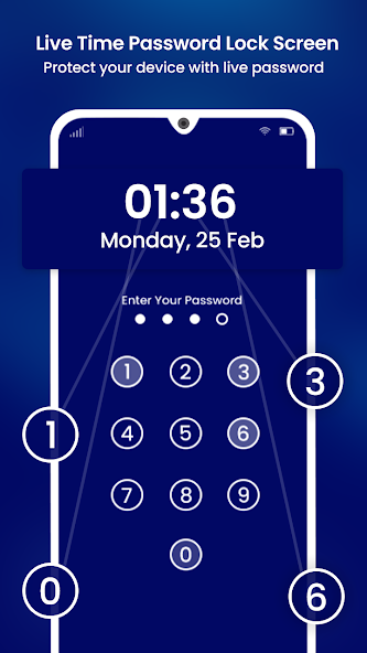 Live Current Time Password Lock Screen app IND shorts