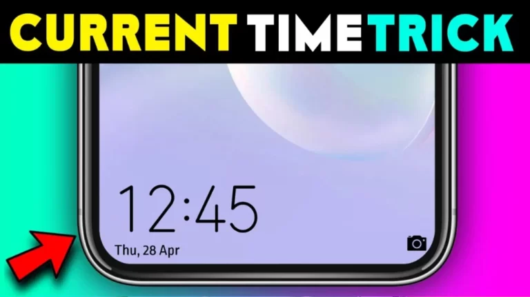 Live Current Time Password Lock Screen