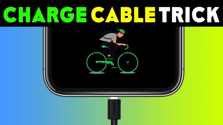 Battery Charge Cable Animation