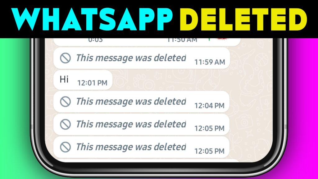 WHATSAPP DELETED