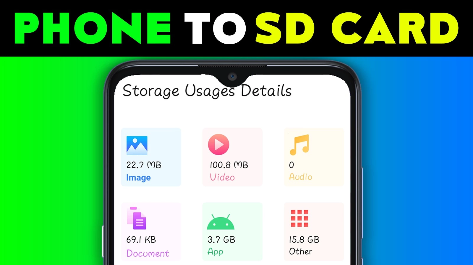 Move Files To SD Card Transfer Data