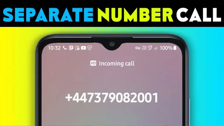 Separate Number Ring Phone Calls