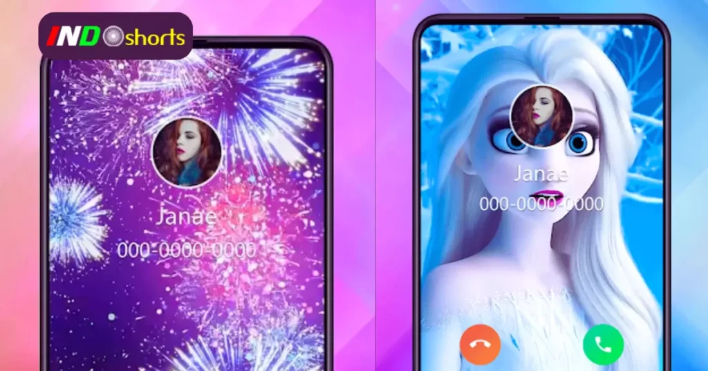 IndShorts Incoming Call Flash App