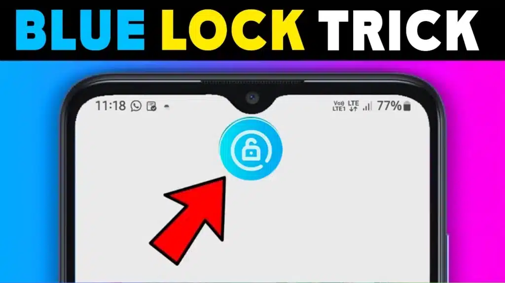 Touch Lock Android Screen Style Blue Lock