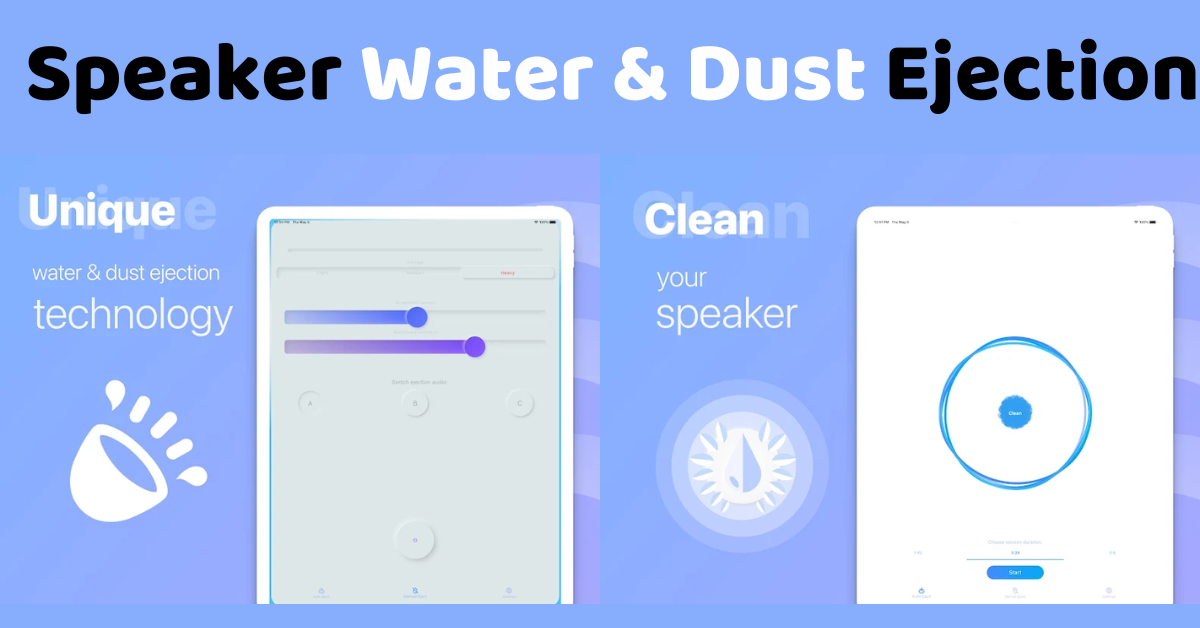 Speaker Water Eject App