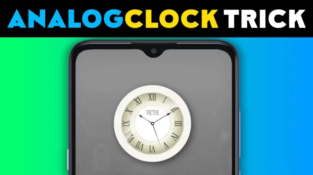 Analog Clock Vault Secret Media Lock