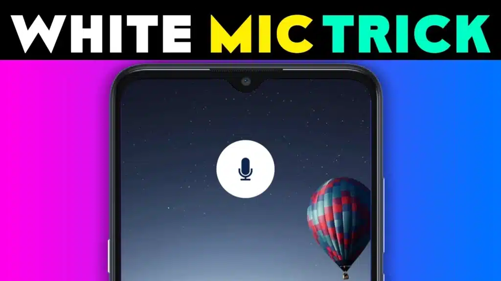 White Mic Voice Lock Speak to Unlock IndShorts