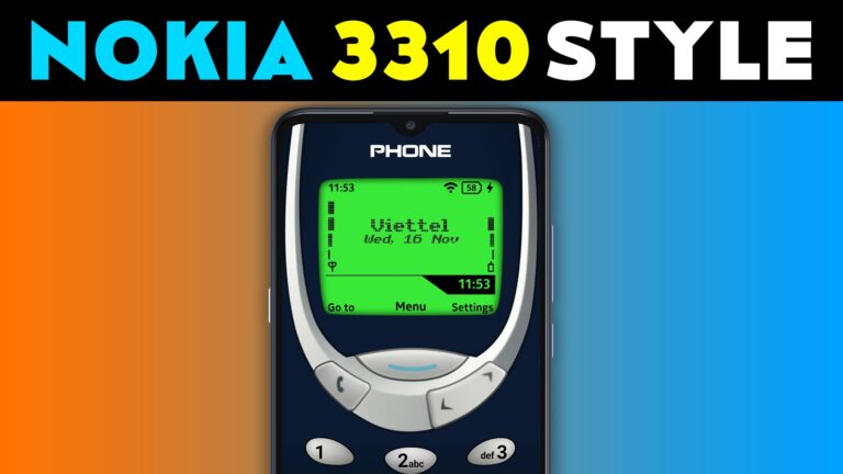Nokia 3310 Revive the Iconic Nokia Launcher