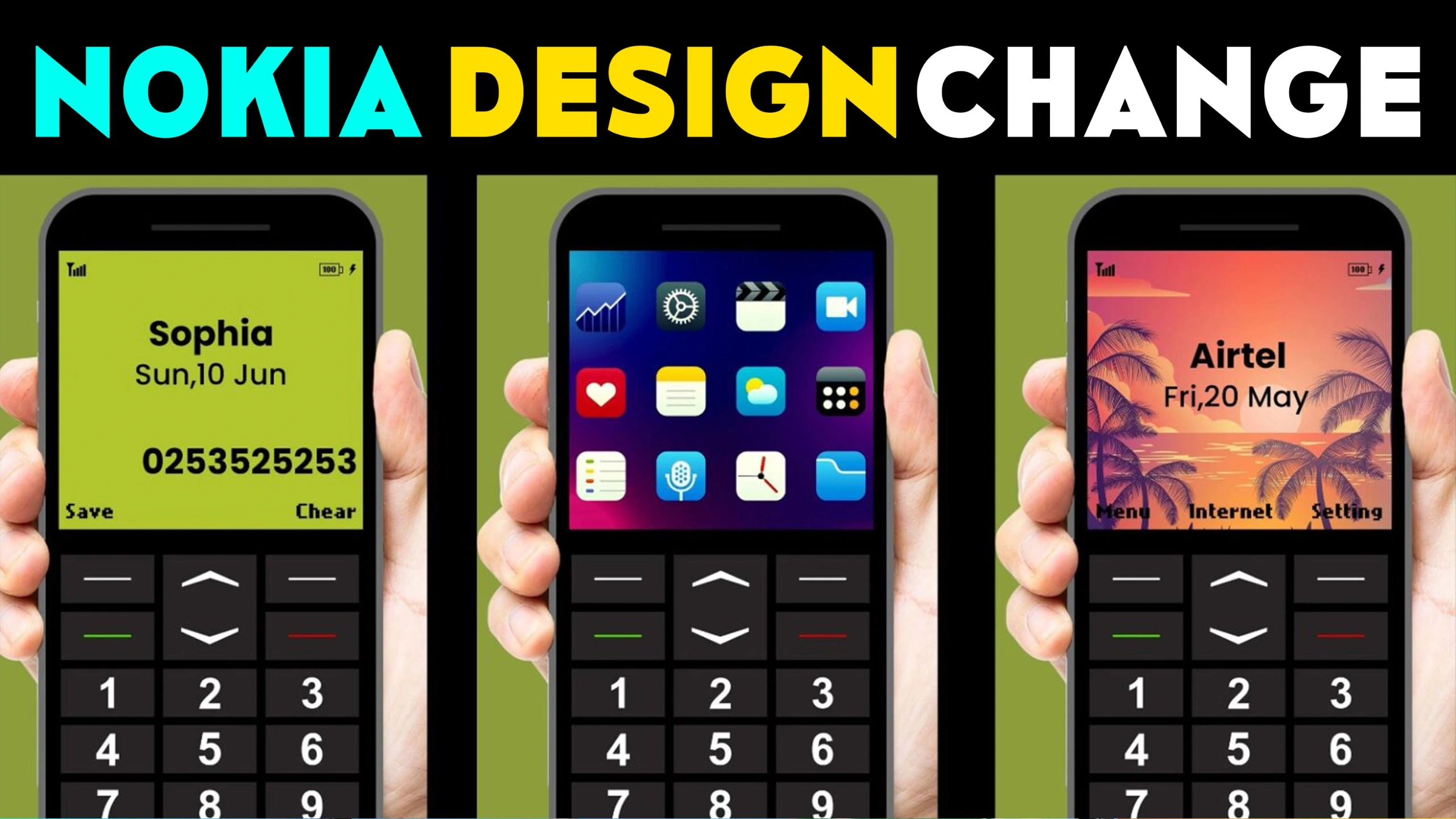 Nokia Design 1280 & 3310 Launcher for Classic Phone Lovers