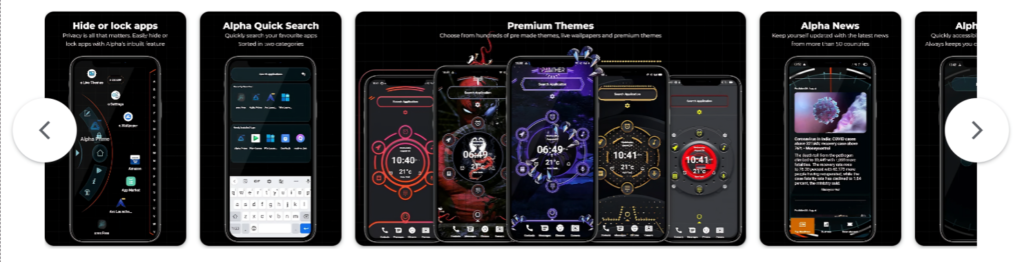 4D themes for android