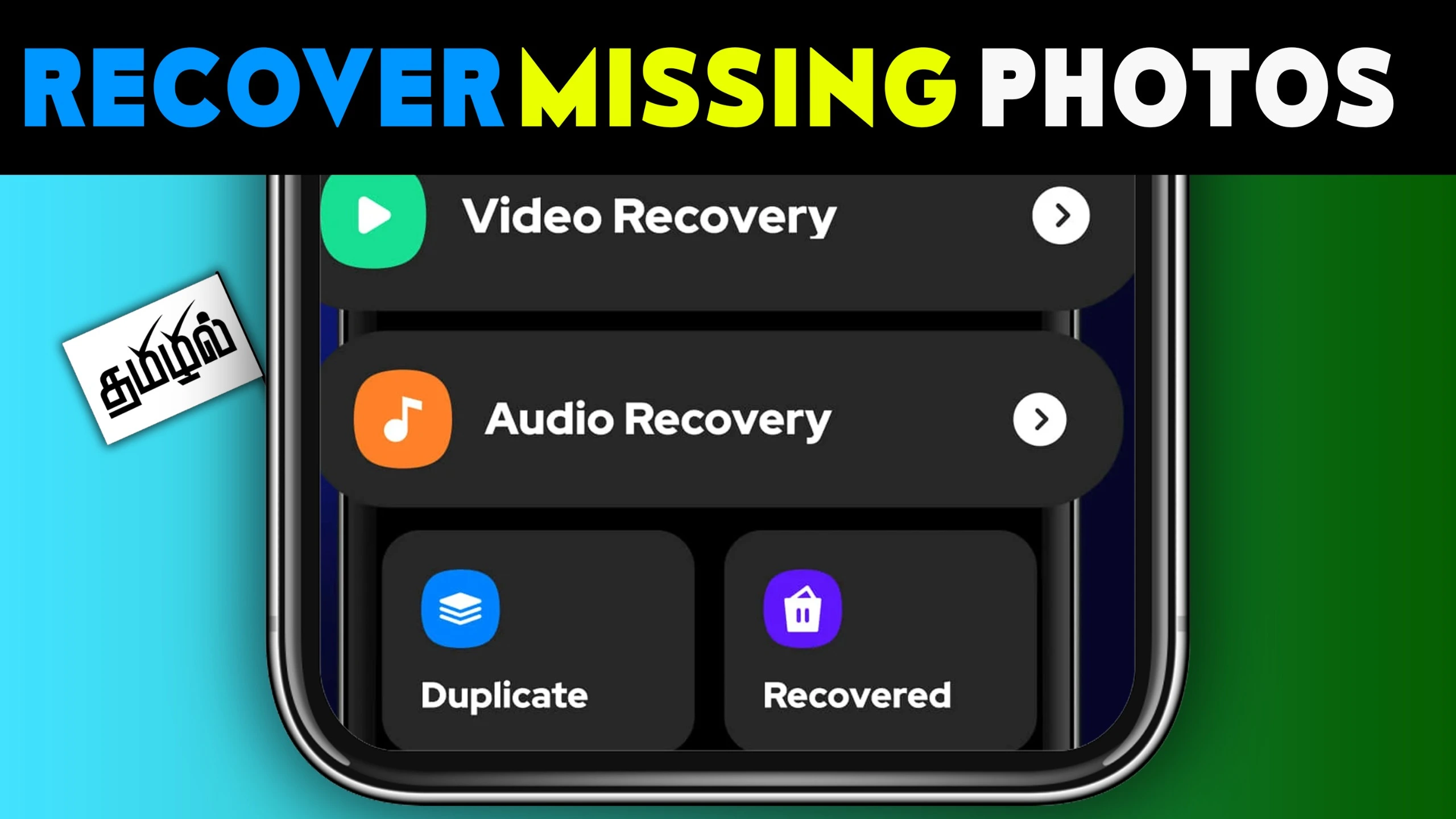 Photo recovery app deleted video Recovery