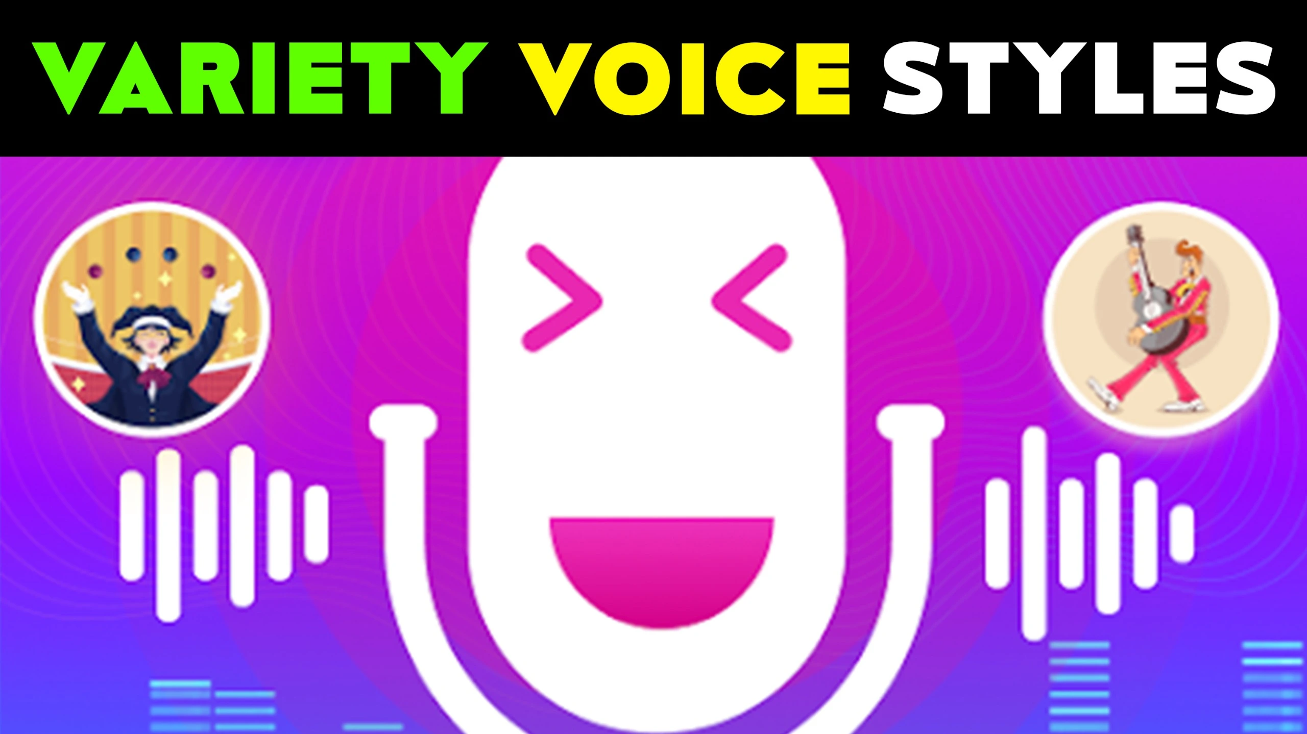 Voice Changer App Variety Voice Effects for Audio & Video Fun