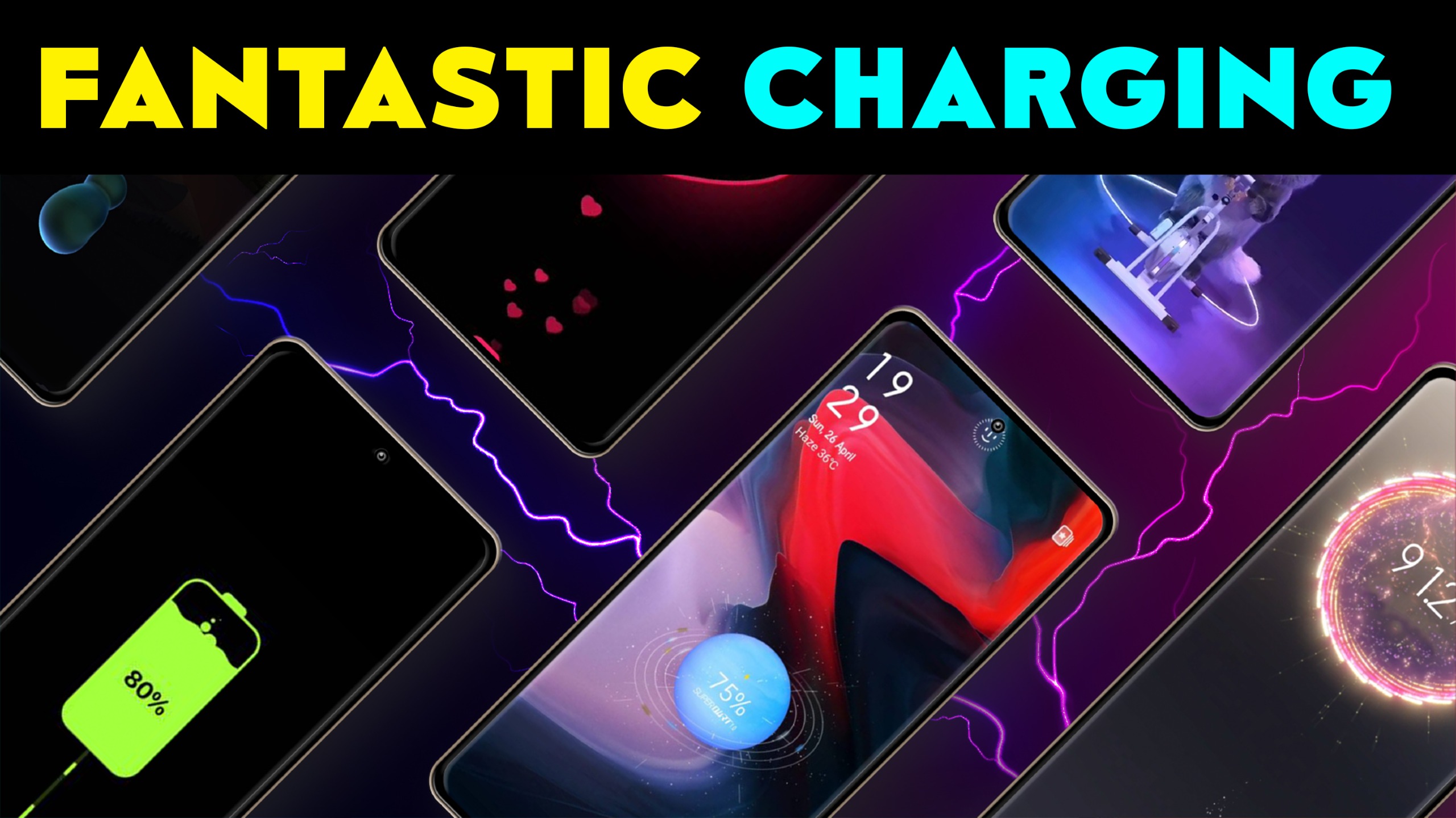 FANTASTIC CHARGING App Best 4D Battery Animation for Android & iPhone!