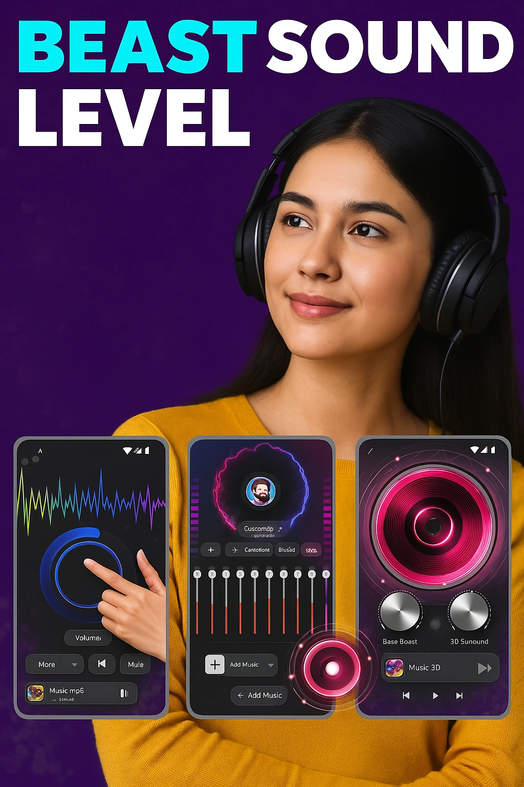 Volume Booster With Sound Enhancer – Quick, Sharp & BEAST SOUND Power ...