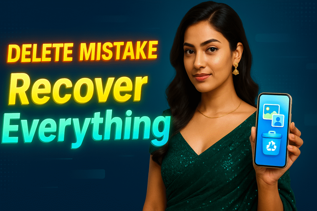 📁 Recover Everything Photo and Data for Android (DELETE MISTAKE)
