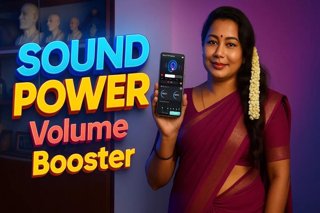 SOUND POWER Volume Booster Bass Booster EQ – Boost Phone Audio 200%