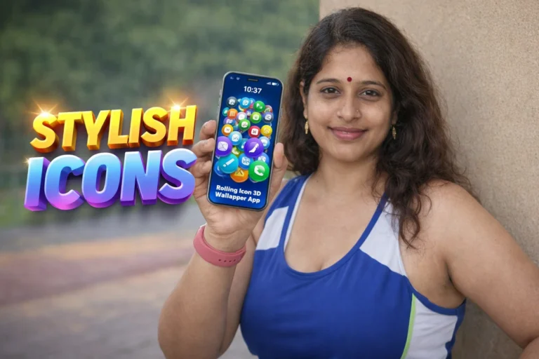 Rolling Icon 3D Wallpaper App for Android 2026 IND shorts apps news