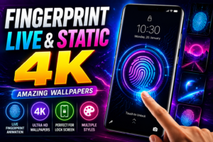 Touch Fingerprint Live & Static 4K For Android