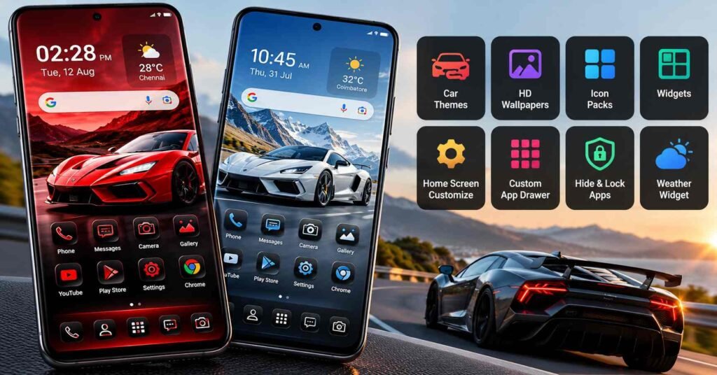 Android Car Launcher SuperCar Launcher Explained IND shorts apps news