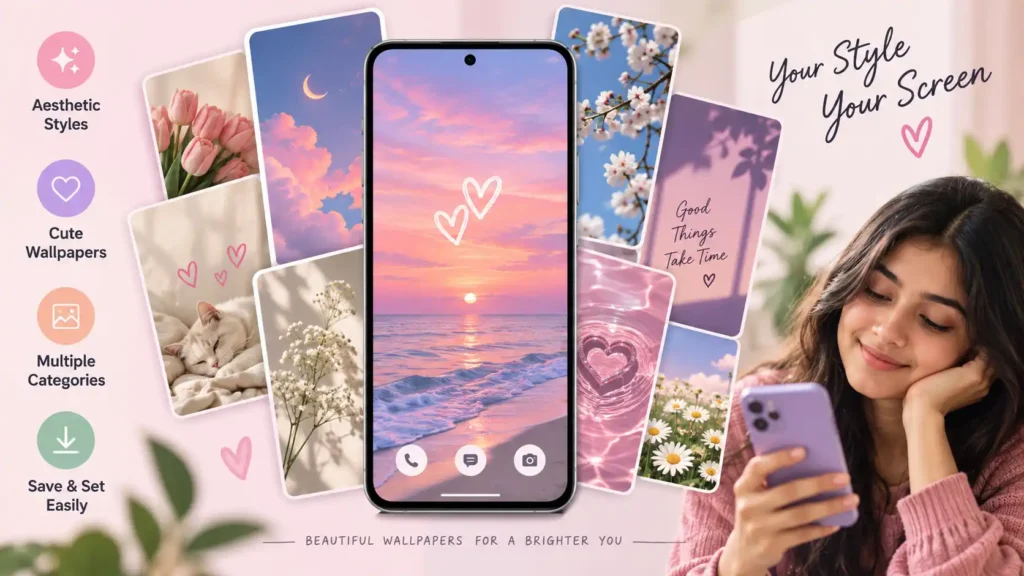 Pastel Wallpaper App Showcase IND shorts apps news